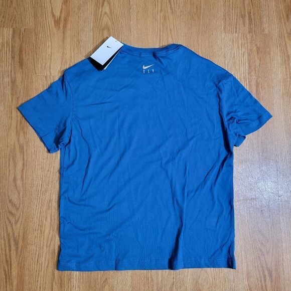 Nike Fly Basketball Be A Legend Women's T Shirt Boyfriend Cut Loose Fit Indigo M - Picture 6 of 15
